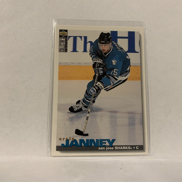 #264 Craig Janney San Jose Sharks  1995-96 UD Collector's Choice Hockey Card AB
