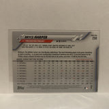 #250 Bryce Harper Philadelphia Phillies 2020 Topps Series One Baseball Card JE