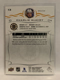 #13 Charlie McAvoy Boston Bruins 2018-19 Upper Deck Series One Hockey Card