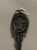 Indiana The Hoosier State Souvenir Spoon