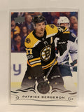 #19 Patrice Bergeron Boston Bruins 2018-19 Upper Deck Series One Hockey Card