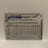 #29 Starlin Castro Miami Marlins 2020 Topps Series One Baseball Card JE