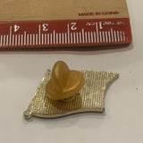 Eagle on a USA American Flag Lapel Hat Pin AS