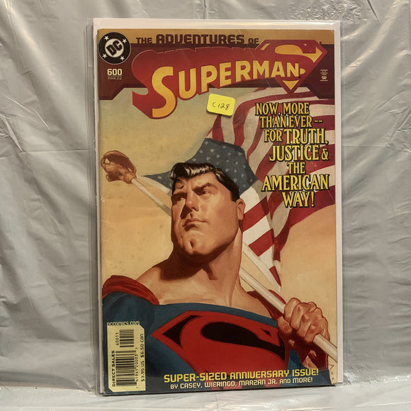 #600 The Adventures of Superman Super-Sized Anniversary Issue DC Comics BE 8537