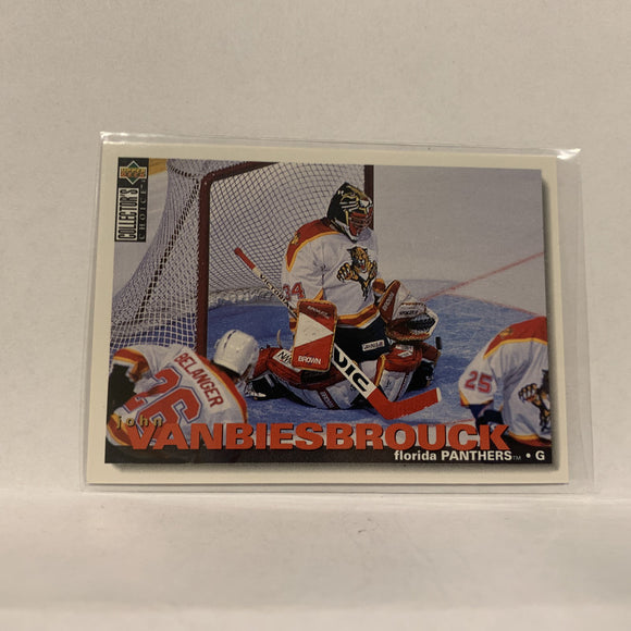 #253 John Vanbiesbrouck Florida Panthers  1995-96 UD Collector's Choice Hockey Card AB
