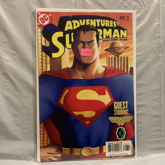 #625 Adventures of Superman Guest Starring Wonder Woman Green Lantern DC Comics BE 8538