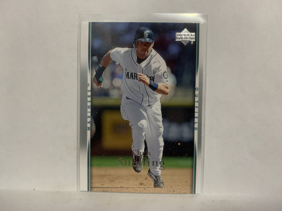 #198 Chris Snelling Seattle Mariners 2007 Upper Deck Series 1 Baseball Card NC