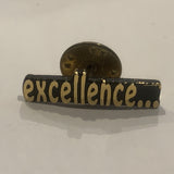 Excellance Slogan Lapel Hat Pin AS