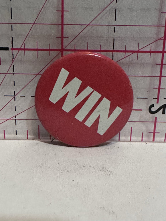 Win  Button Pinback