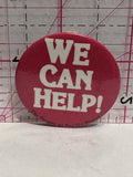 We Can Help The People at Pacific Power  Button Pinback