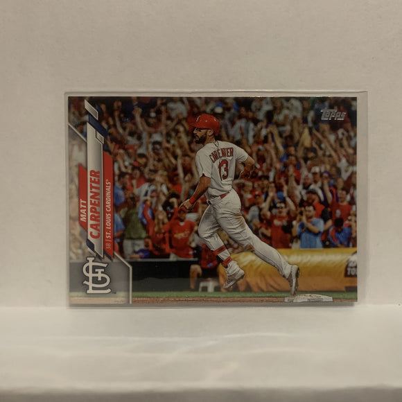 #113 Matt Carpenter St Louis Cardinals 2020 Topps Series One Baseball Card JE