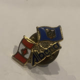 Canadian Alberta Friendship Flag Lapel Hat Pin AS