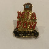 MIA POW Their War is Not Over Lapel Hat Pin AS