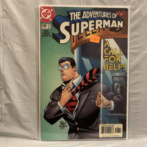 #598 The Adventures of Superman A Call For Help DC Comics BE 8558