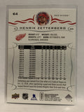 #64 Henrik Zetterberg Detroit Red Wings 2018-19 Upper Deck Series One Hockey Card