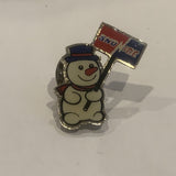SNU ICE Snowman Logo Mascot Lapel Hat Pin AS