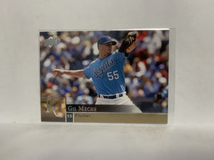 #166 Gil Meche Kansas City Royals 2009 Upper Deck Series 1 Baseball Card NC