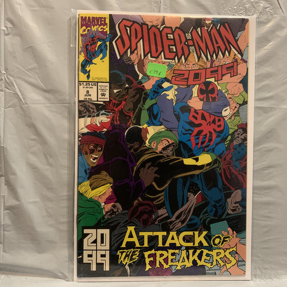 #8 Spider-Man 2099 Attack of The Freakers Marvel Comics BE 8564