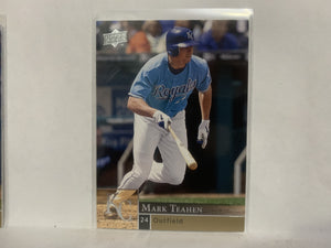 #175 Mark Teahen Kansas City Royals 2009 Upper Deck Series 1 Baseball Card ND