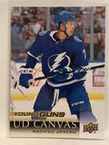 #C118 Mathieu Joseph Young Guns UD Canvas Tampa Bay Lightning 2018-19 Upper Deck Series One Hockey Card