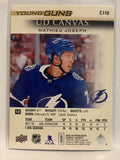 #C118 Mathieu Joseph Young Guns UD Canvas Tampa Bay Lightning 2018-19 Upper Deck Series One Hockey Card