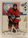 #126 Thomas Chabot Ottawa Senators 2018-19 Upper Deck Series One Hockey Card