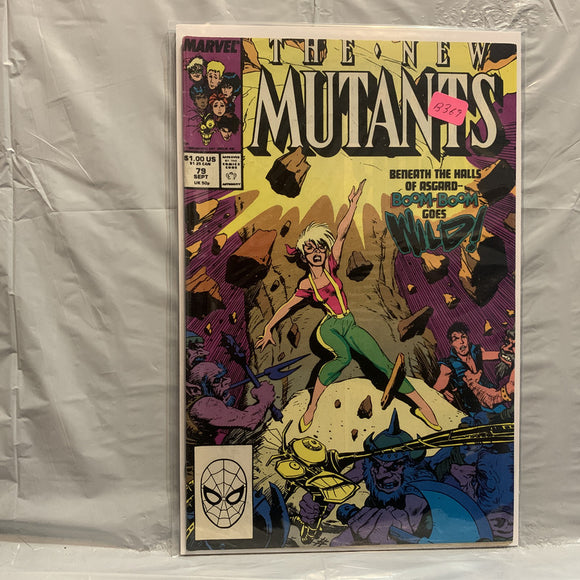 #79 The New Mutants Boom Boom Goes Wild Marvel Comics BF 8573