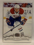 #100 Brendan Gallagher Montreal Canadiens 2018-19 Upper Deck Series One Hockey Card