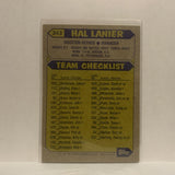 #343 Hal Lanier Houston Astros Team Checklist 1987 Topps Baseball Card JF