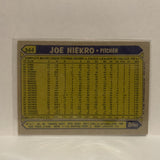 #344 Joe Niekro New York Yankees 1987 Topps Baseball Card JF