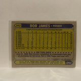 #342 Bob James Chicago White Sox 1987 Topps Baseball Card JF