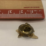 Dove With a Rose Flower Lapel Hat Pin AS