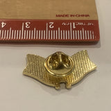 USA Curaco Friendship Flag Lapel Hat Pin AT