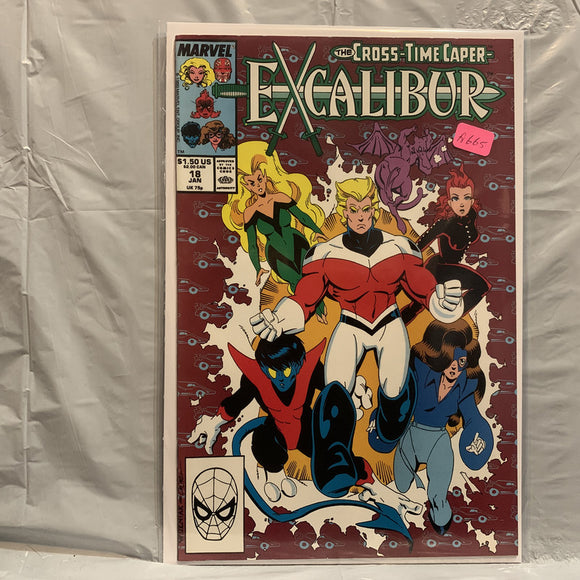 #18 Excalibur The Cross-Time Caper Marvel Comics BF 8586