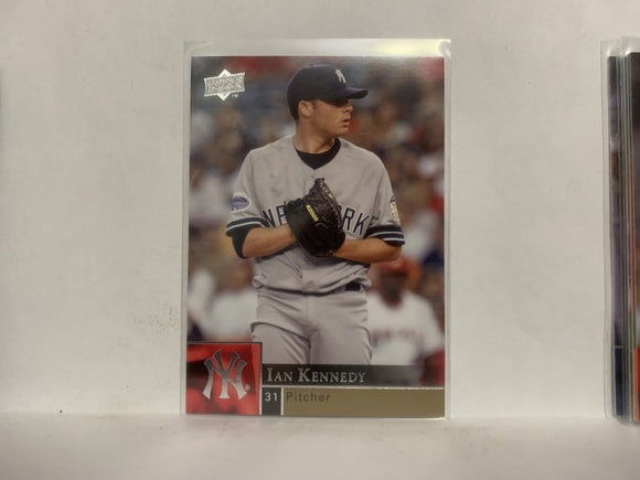 #275 Ian Kennedy New York Yankees 2009 Upper Deck Series 1 Baseball Card ND