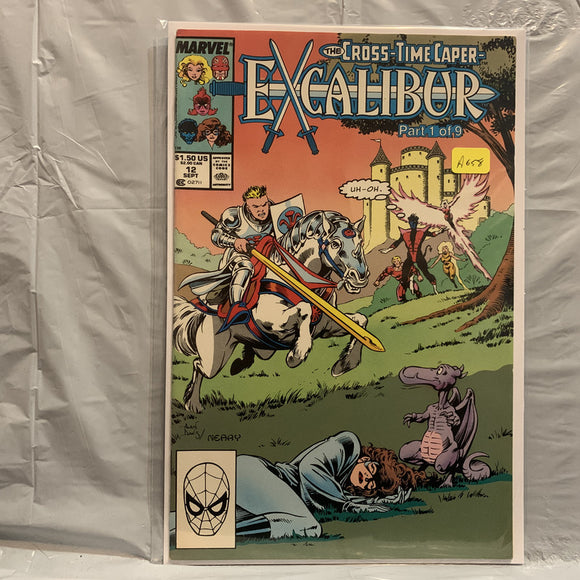 #12 Excalibur The Cross-Time Caper Part 1 of 9 Marvel Comics BF 8591
