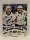 #200 Steven Stamkos Alex Ovechkin Checklist 2018-19 Upper Deck Series One Hockey Card