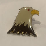 Bald Eagle Head Lapel Hat Pin AT