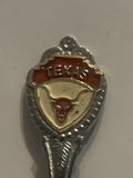 Texas Cattle Souvenir Spoon