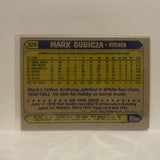 #326 Mark Gubicza Kansas City Royals 1987 Topps Baseball Card JF