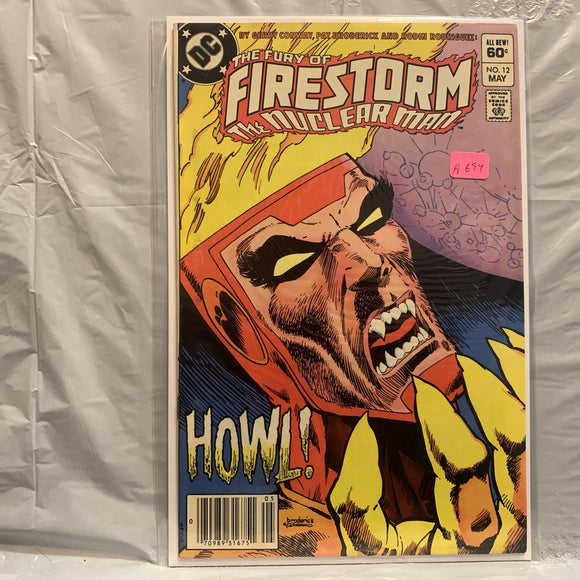 #12 The Fury of Firestorm The Nuclear Man Howl DC Comics BF 8601