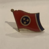 Tennessee State Flag Lapel Hat Pin AT