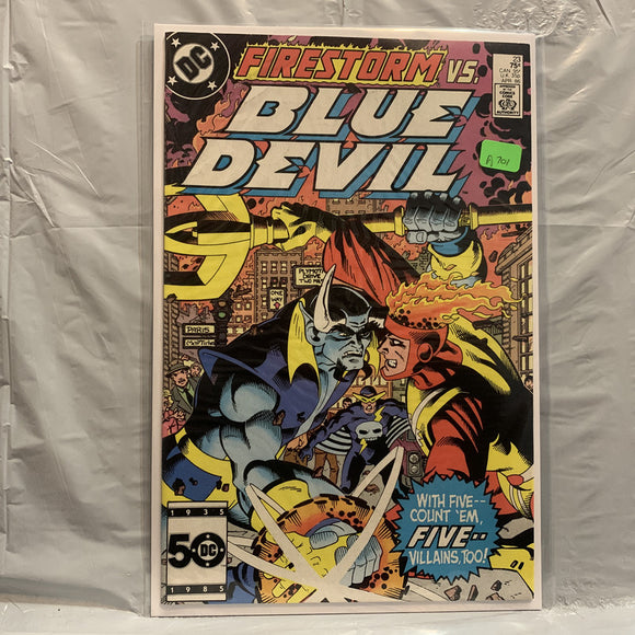#23 Firestorm vs Blue Devil DC Comics BF 8604