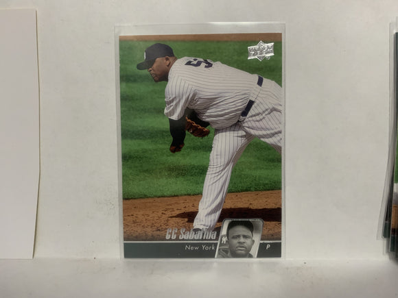 #343 CC Sabathia New York Yankees 2010 Upper Deck Series 1 Baseball Card NE