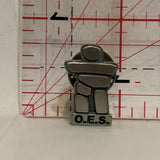 O.E.S. Rock Statue Lapel Hat Pin