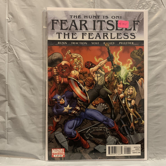 #1 of 12 The Hunt is on Fear Itself The Fearless  Marvel Comics BF 8607