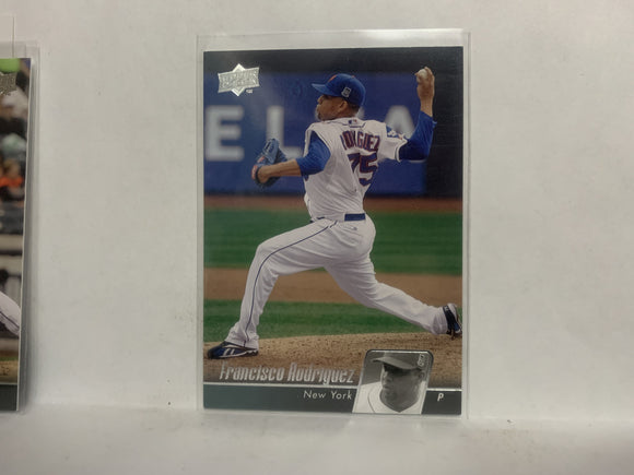 #334 Francisco Rodriguez New York Mets 2010 Upper Deck Series 1 Baseball Card NE
