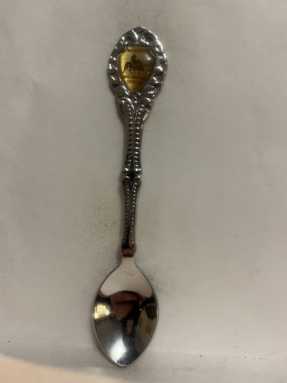 Manning Big Moose Country Alberta Souvenir Spoon