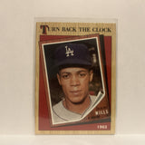 #315 Maury Wills Los Angeles Dodgers 1987 Topps Baseball Card JG