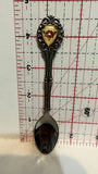High Level Alberta Wild Rose Souvenir Spoon